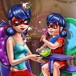 Постер игры Пунктирная Кормушка Для Девочек